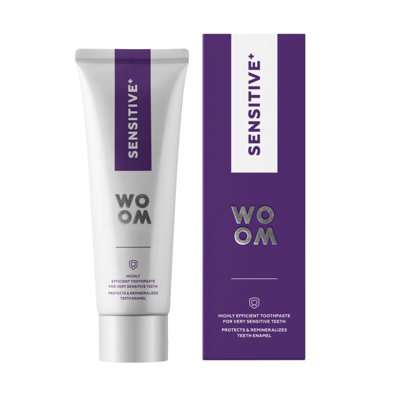Woom Sensitive+ zobu pasta, 75 ml