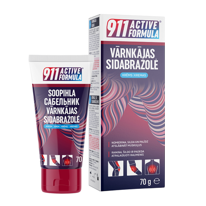 911 Active formula Vārnkājas krēms, 70 g