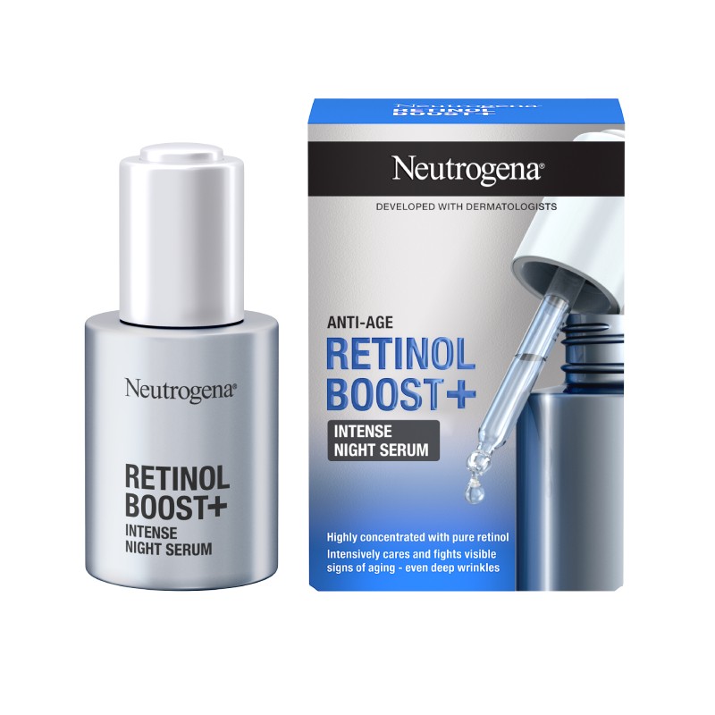 NEUTROGENA Retinol Boost+ Intense nakts serums