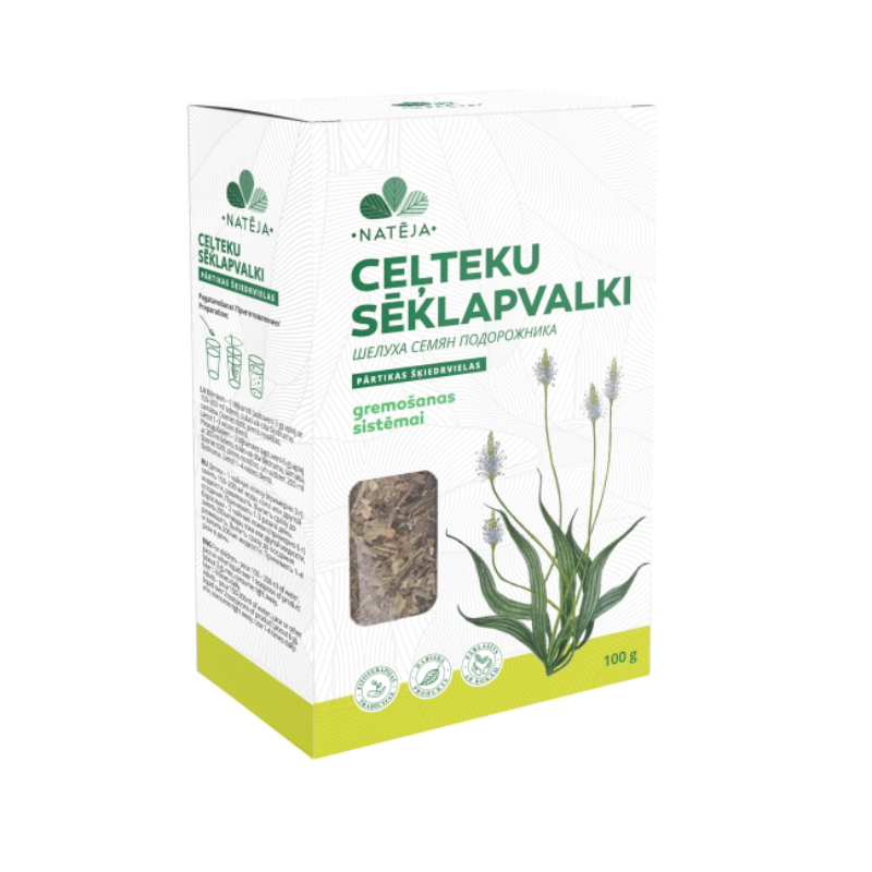 Natēja Ceļteku sēklapvalki, 100 g
