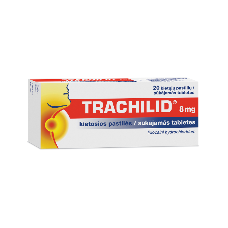 Trachilid 8 mg sūkājamās tabletes