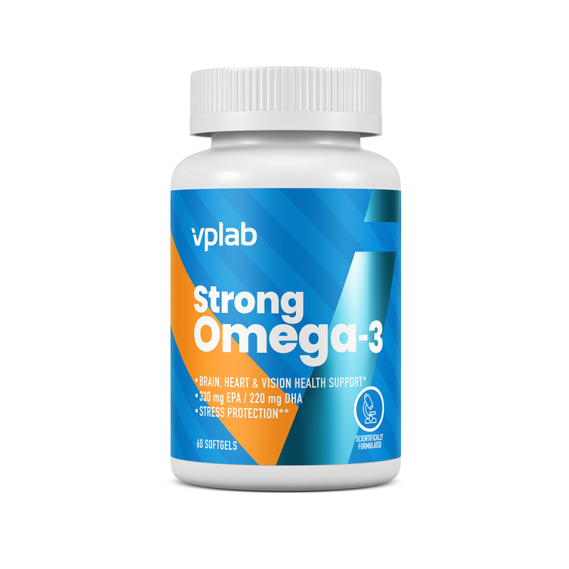 VPLAB STRONG OMEGA 3, 60 mīkstās kapsulas