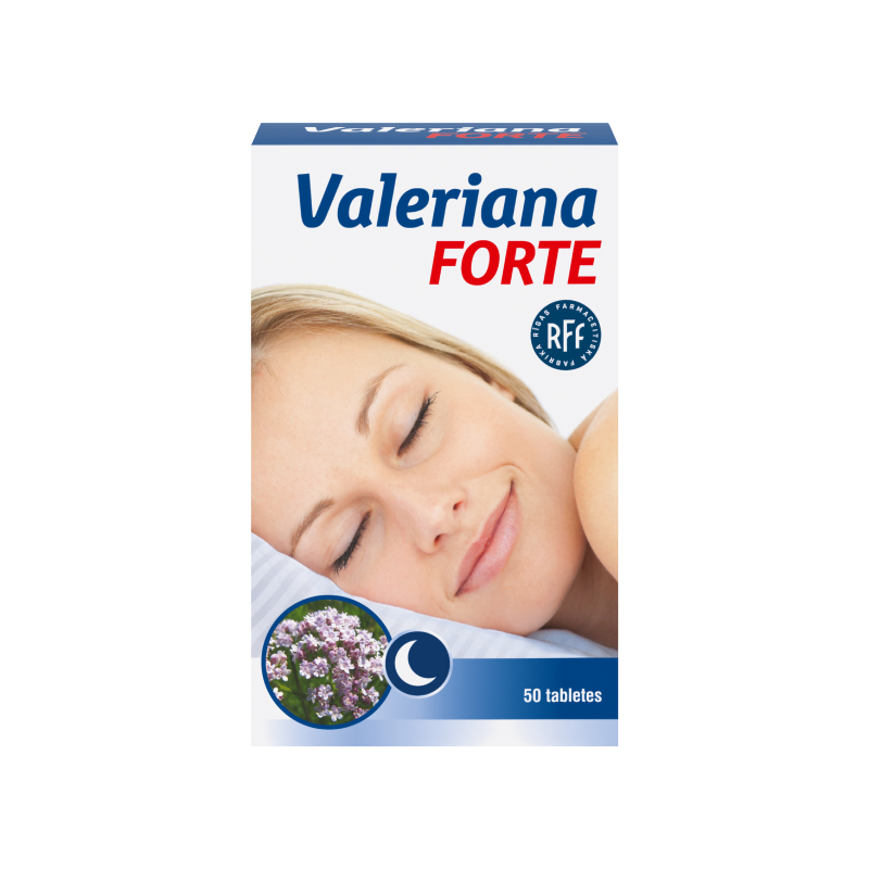 RFF Valeriana Forte tabletes, 50 gab.