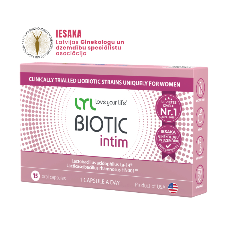LYL BIOTIC intim, 15 kapsulas