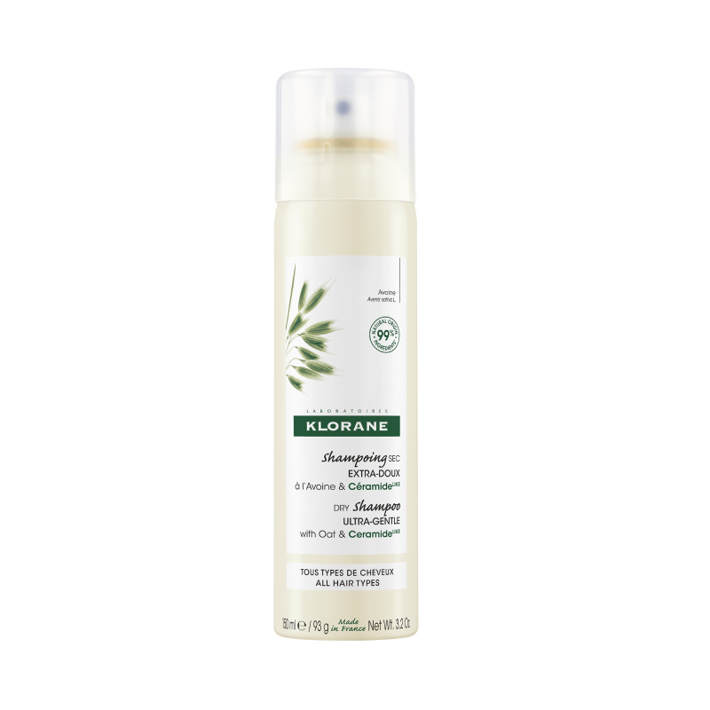 KLORANE sausais šampūns ar auzām un keramīdu 150ml