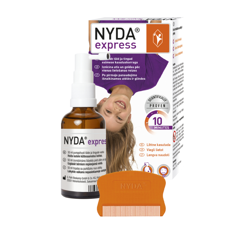 Nyda express pretutu līdzeklis, 50 ml