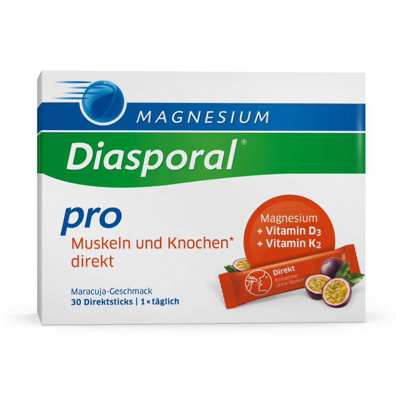 Magnesium Diasporal pro muskuļiem un kauliem, 30 gb.