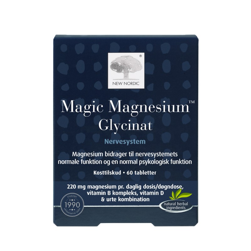 NEW NORDIC Magic Magnesium Glycinat tabletes