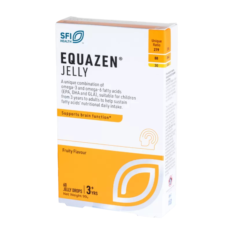 Equazen Jelly ar augļu garšu, 60 košļājamas tabletes