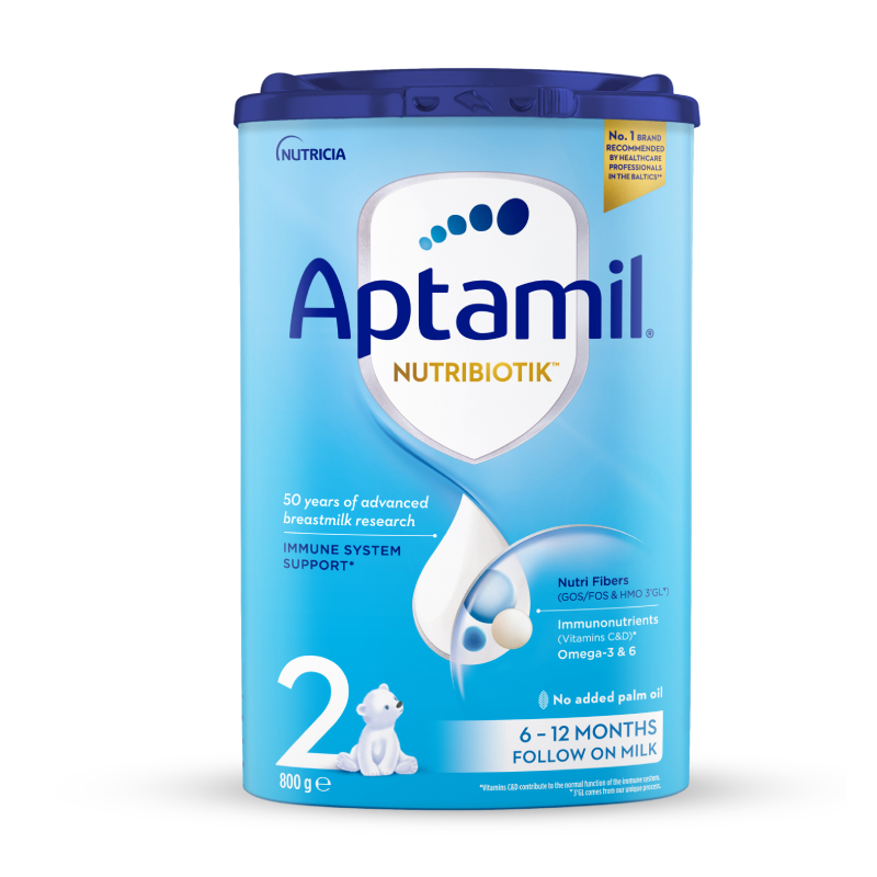 APTAMIL 2 mākslīgais piena maisījums zīdaiņiem no 6 mēn., 800 g