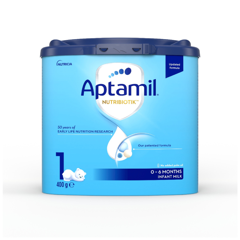 APTAMIL 1 mākslīgais piena maisījums zīdaiņiem no dzimšanas, 400 g