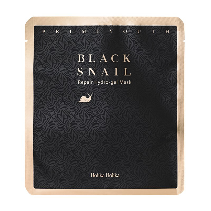 Holika Holika Prime Youth Black Snail Repair Hidrogela sejas maska