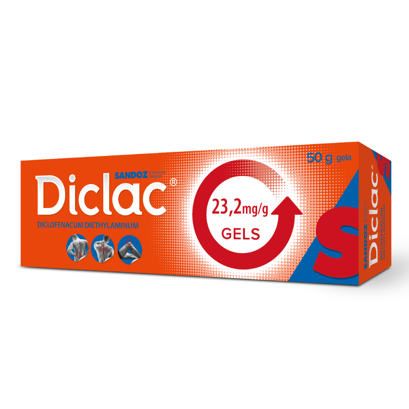 DICLAC 23,2 mg/g gels, 50 g