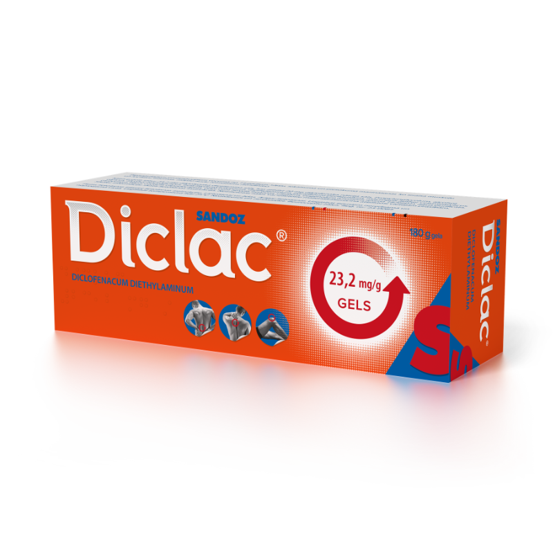 Diclac 23,2 mg/g gels