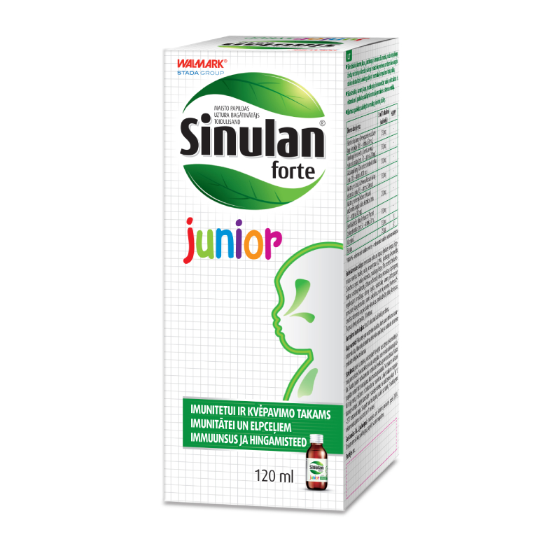 Sinulan® forte junior sīrups, 120 ml
