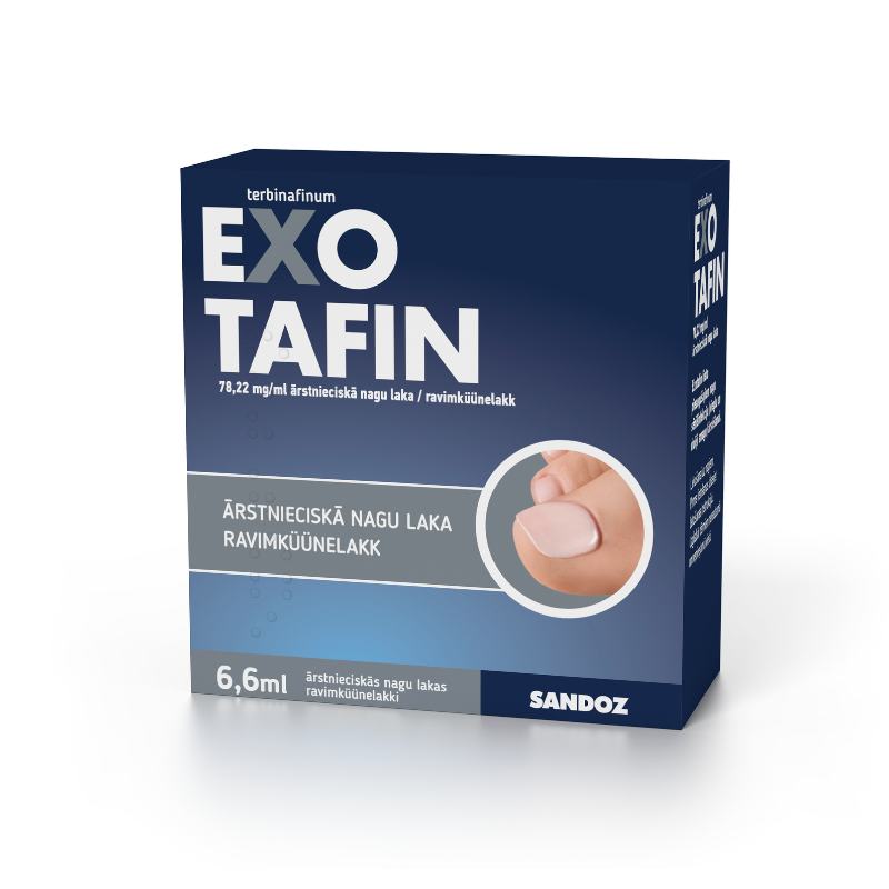 Exotafin 78,22 mg/ml ārstnieciskā nagu laka