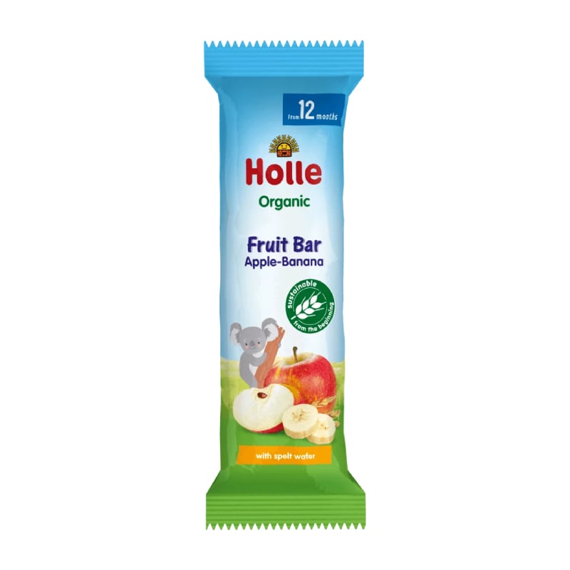 HOLLE Ābolu-Banānu augļu batoniņš no 12
