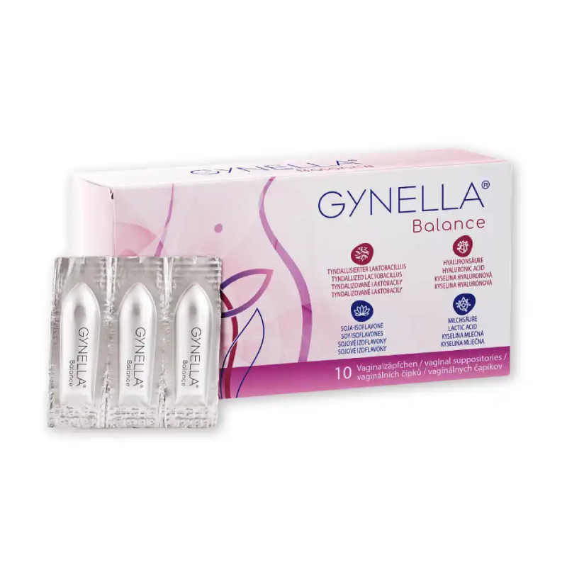 GYNELLA Balance vaginālās svecītes, 10 gab.