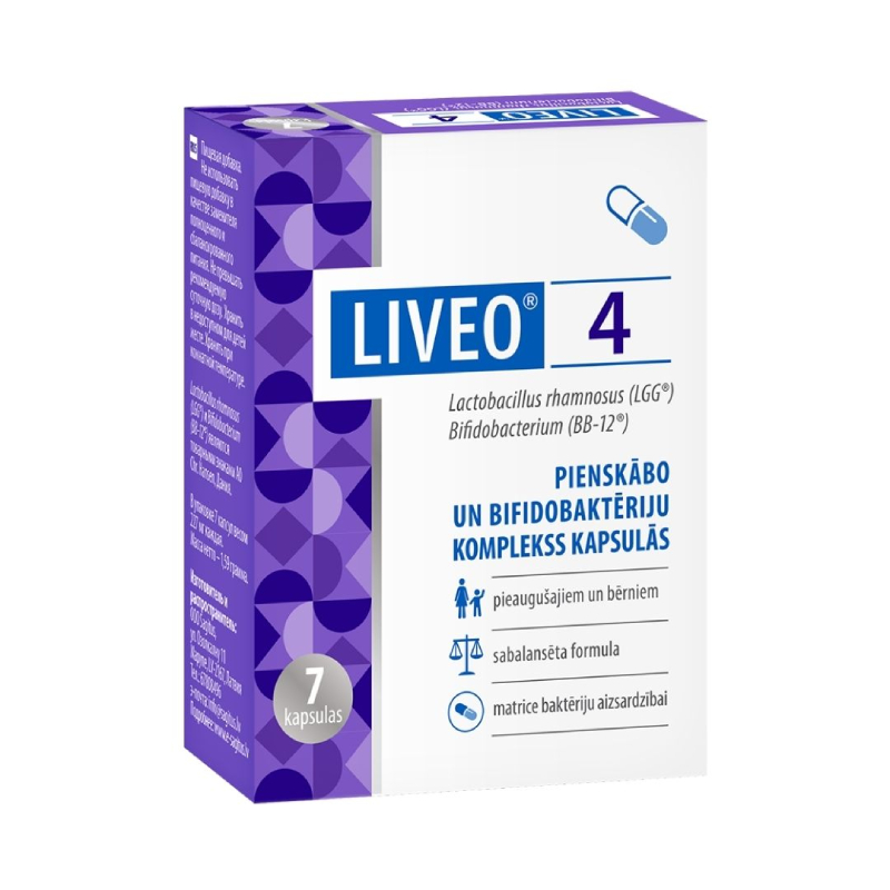 Liveo 4, 7 kapsulas
