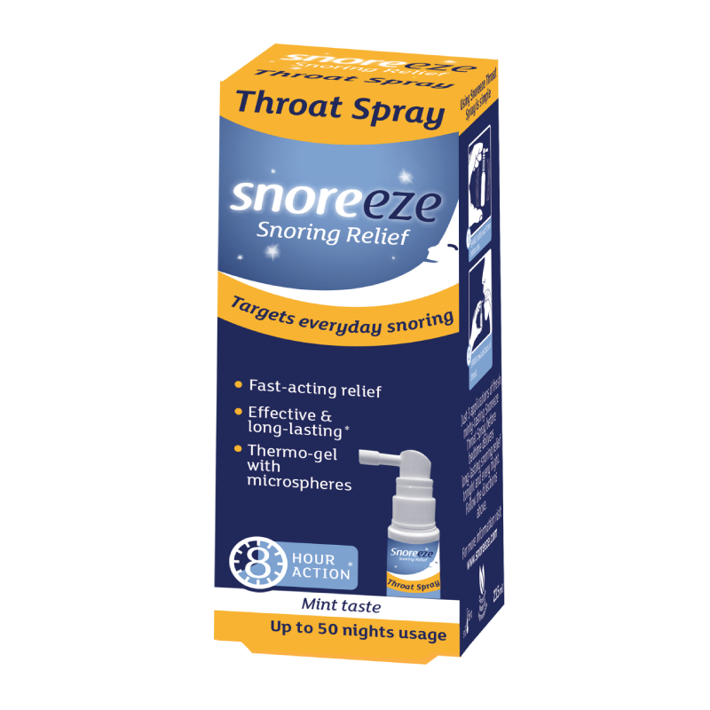 SNOREEZE mutes dobuma aerosols pret krākšanu, 23.5 ml