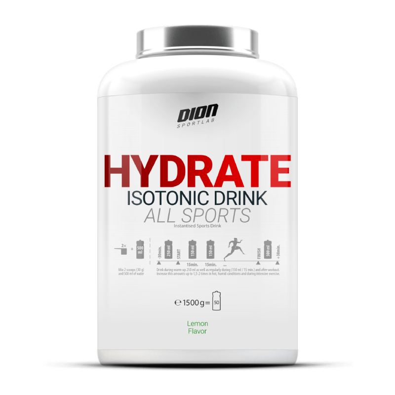 Dion Sportlab Hydrate all-sports ar citronu garšu, 1500 g