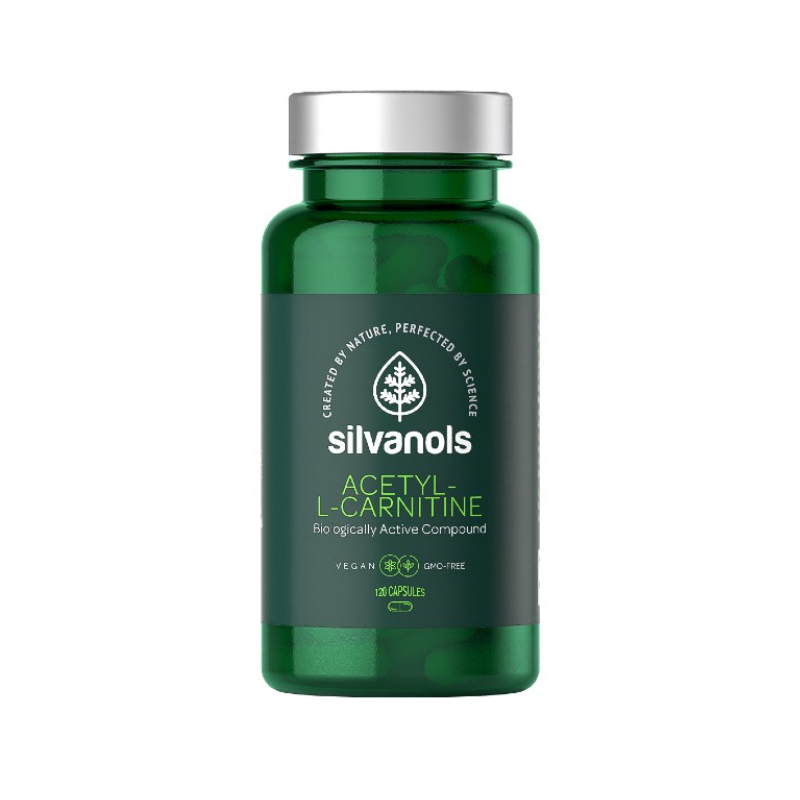 Silvanols Acetyl-L-carnitine, 120 kapsulas