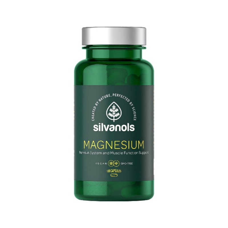 Silvanols Magnesium, 120 kapsulas