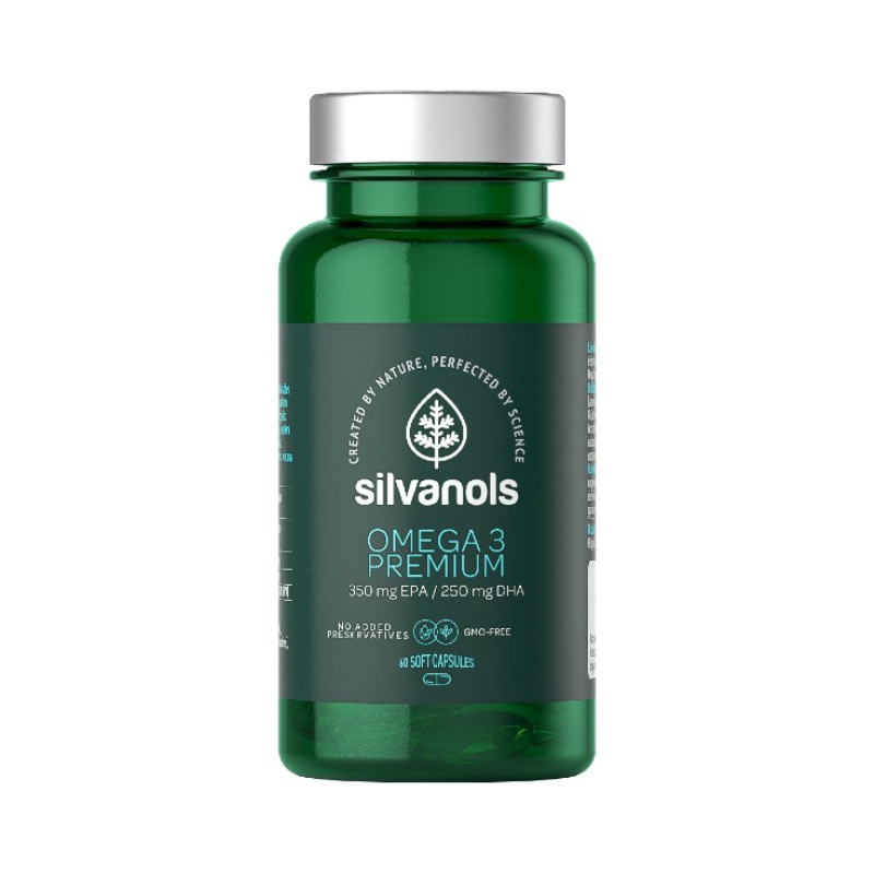 Silvanols Omega 3 premium, 60 kapsulas