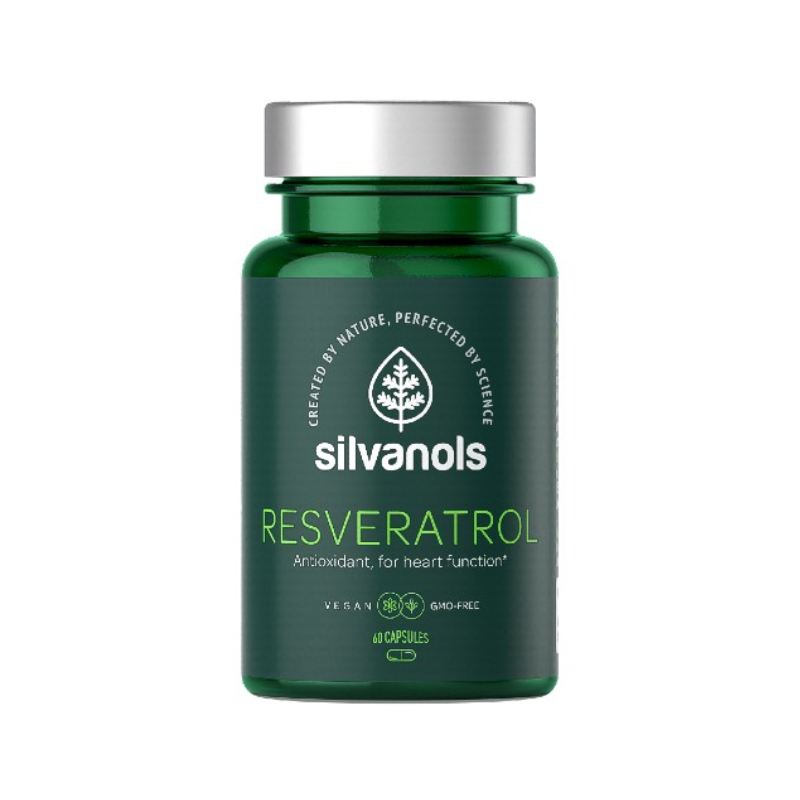 SILVANOLS Premium Resveratrol kapsulas, 60 gab.