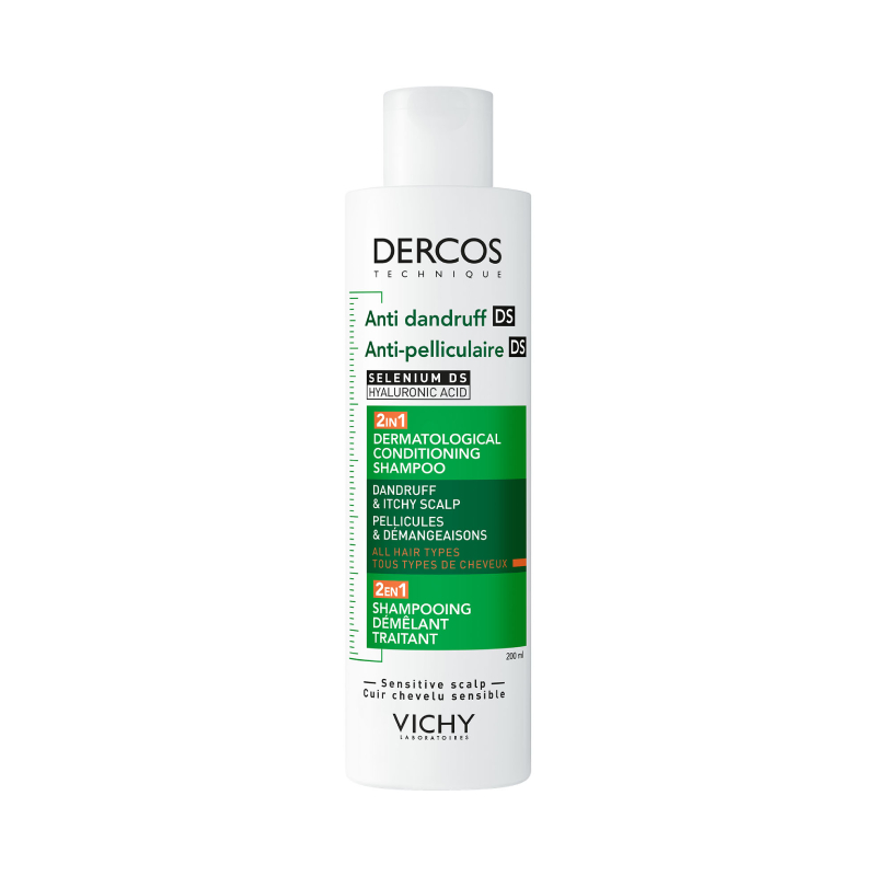 Vichy Dercos Anti-Dandruff 2in1 kondicionējošais šampūns, 200 ml