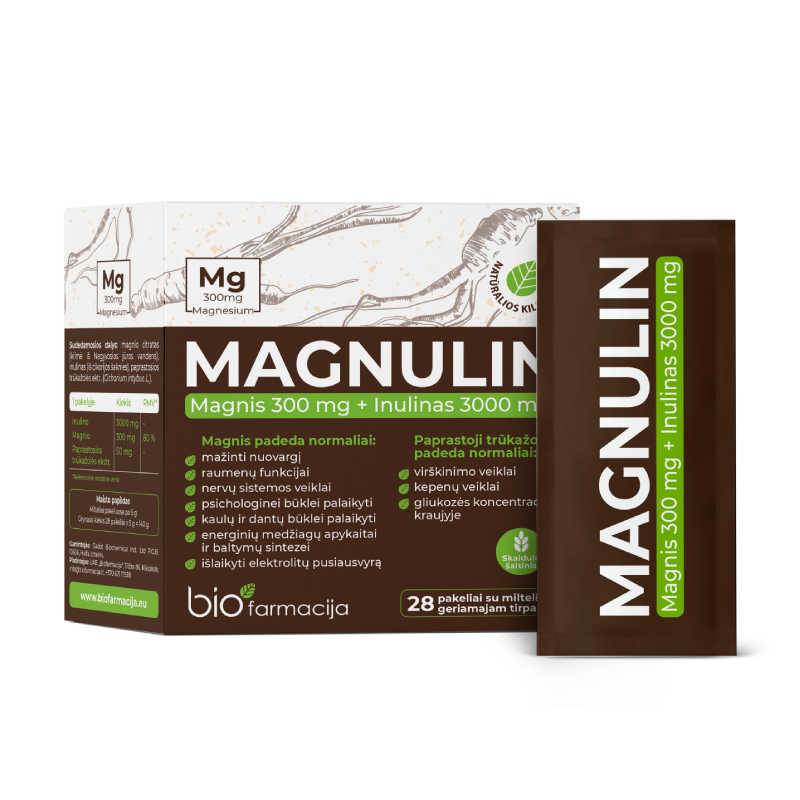 Biofarmacija Bio Magnulin, 28 paciņas