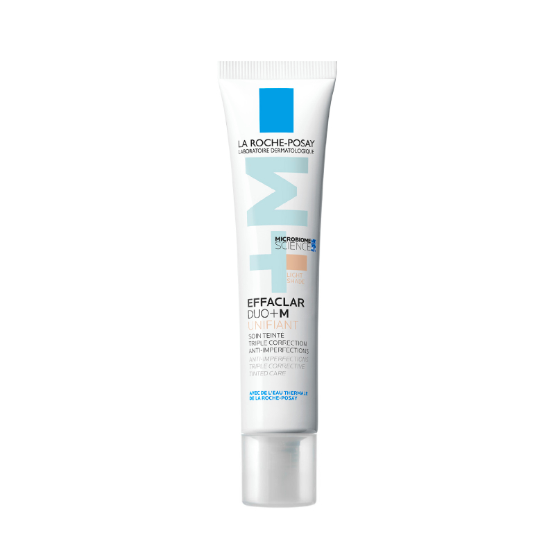 LA ROCHE-POSAY ādas toni izlīdzinošs krēms problemātiskai ādai EFFACLAR DUO + UNIFANT, gaišais tonis, 40 ml