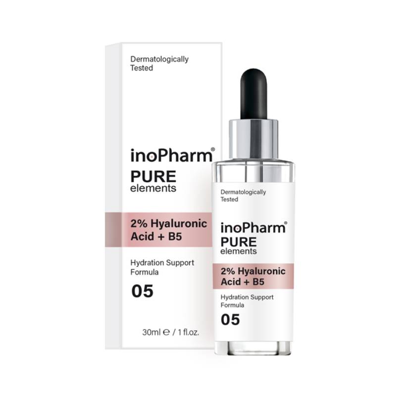 INOPHARM 2% Hyaluronic Acid + B5 serums, 30 ml