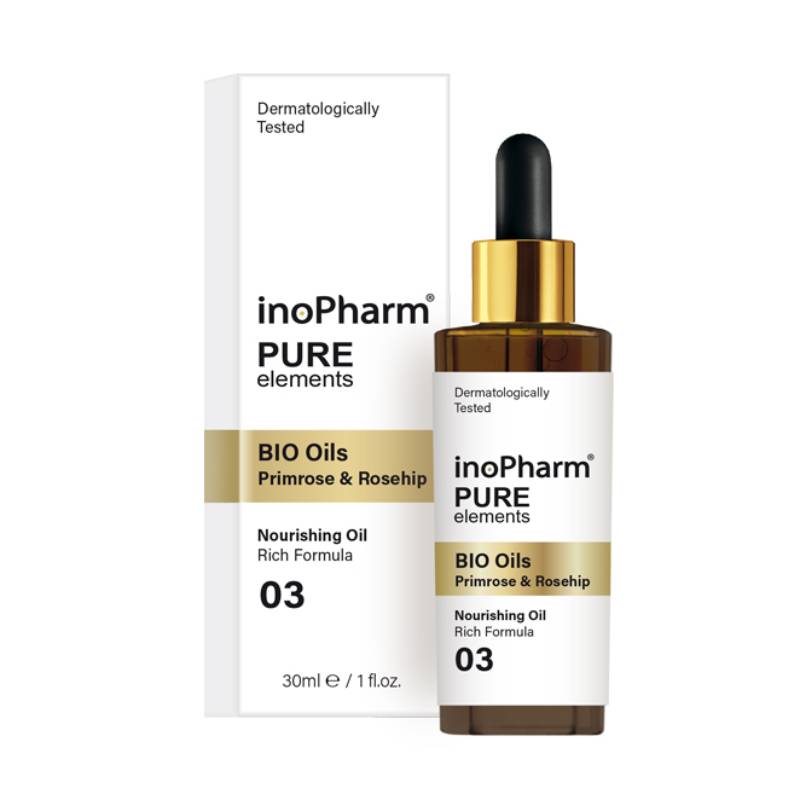 INOPHARM Bio Oil Primrose & Rosehip sejas eļļa, 30 ml