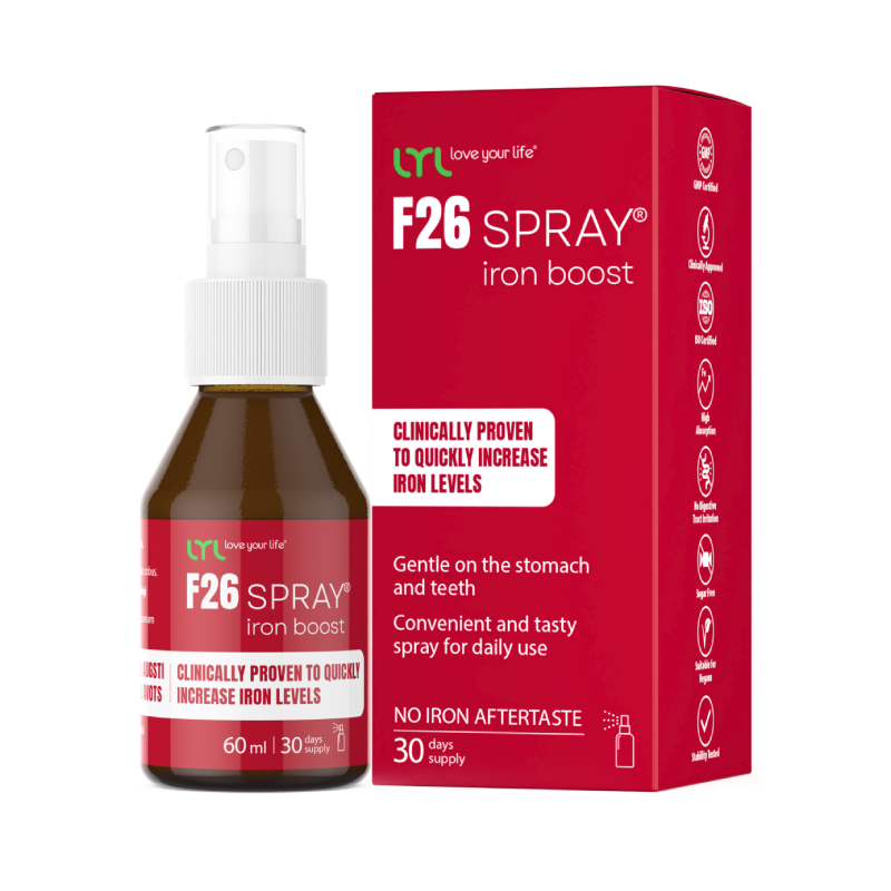 LYL F26 Spray Iron Boost 14 mg aerosols, 60ml