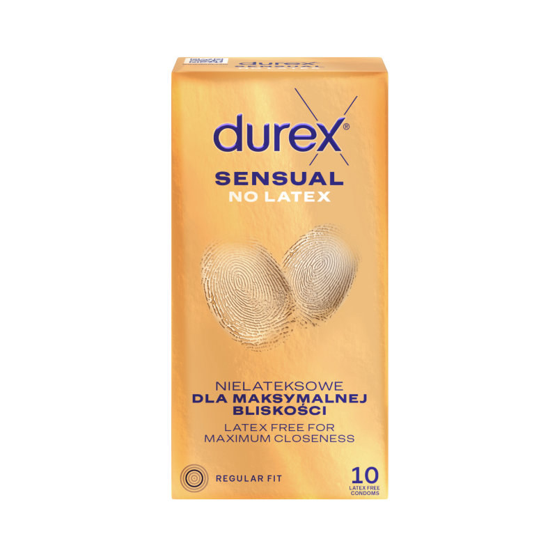 Durex Prezervatīvi Sensual No Latex, 10 gb.