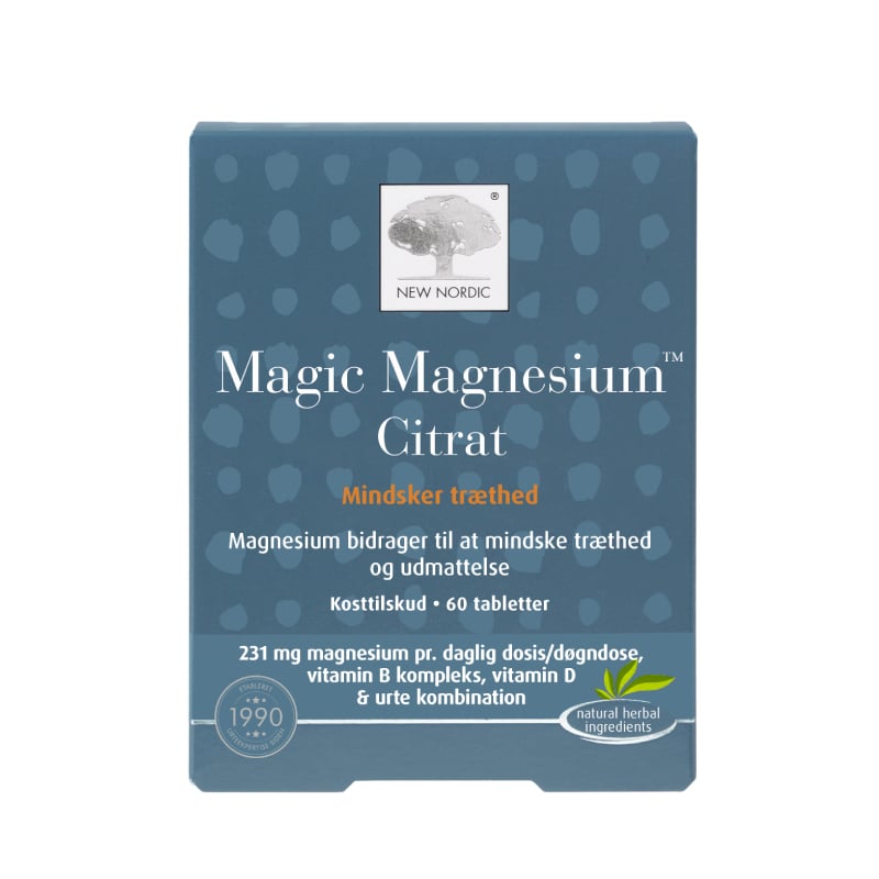 NEW NORDIC Magic Magnesium Citrat tabletes