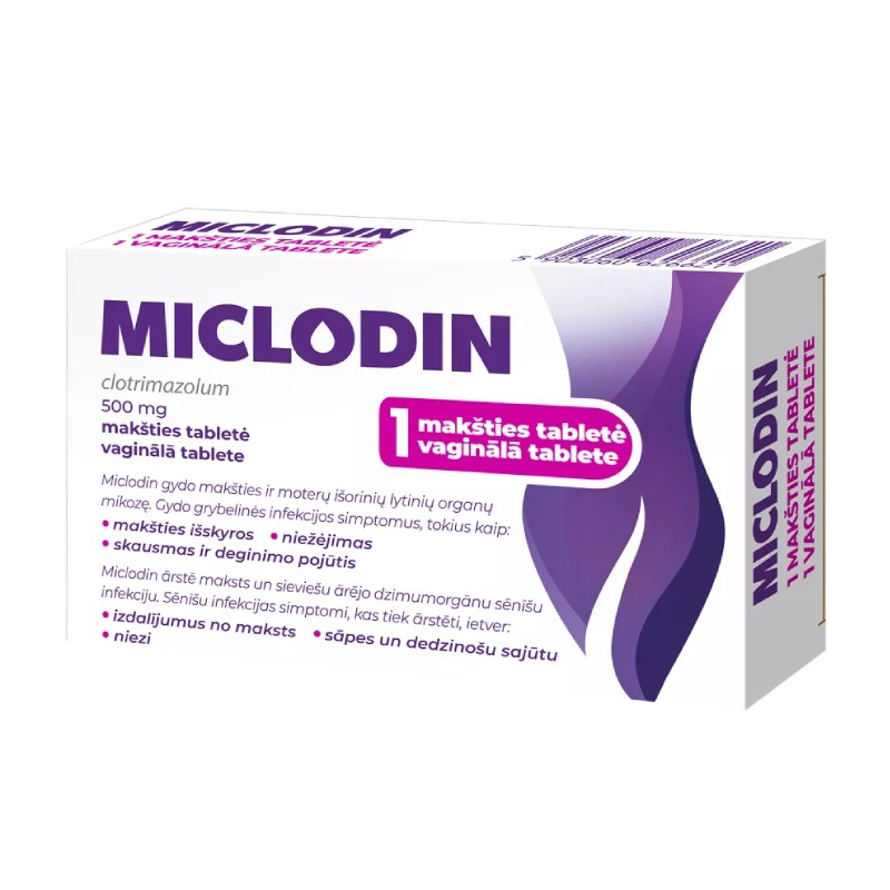 Miclodin 500 mg vaginālā tablete