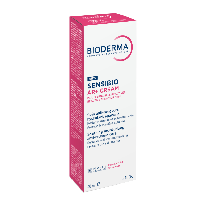 BIODERMA krēms pret apsārtumu jutīgai ādai SENSIBIO AR+, 40 ml
