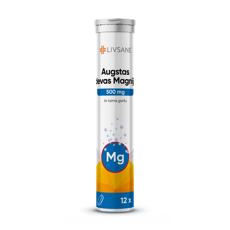 LIVSANE Augstas devas Magnijs 500 mg