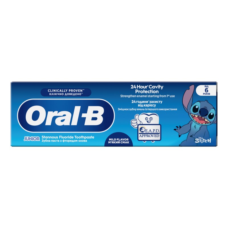 ORAL B Junior Stitch zobu pasta