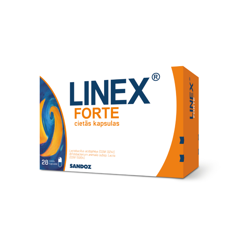 Linex forte cietās kapsulas