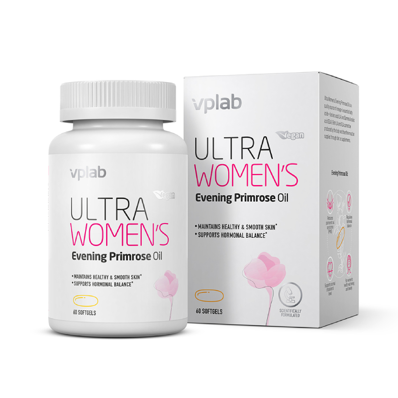 VPLAB naktssveces eļļa ULTRA WOMEN’S, 60 mīkstās kapsulas