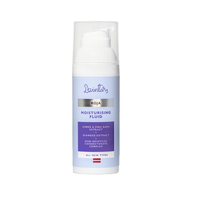 DZINTARS Roja mitrinošs fluīds 50 ml