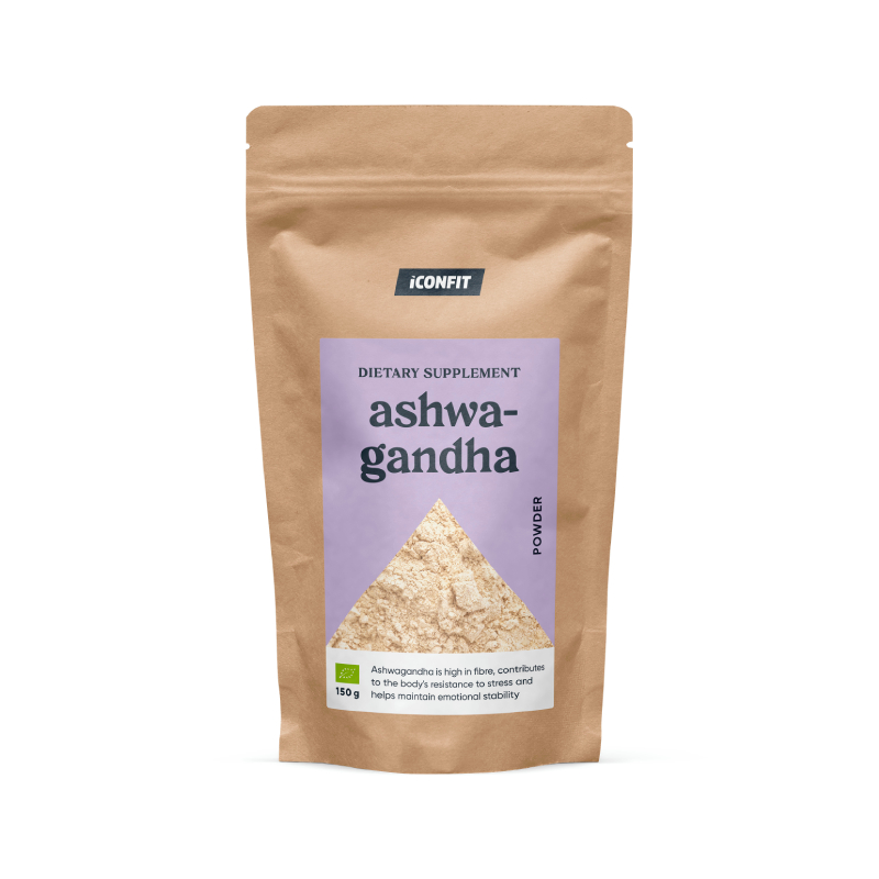 ICONFIT Organic Ashwagandha Pulveris, 150 g