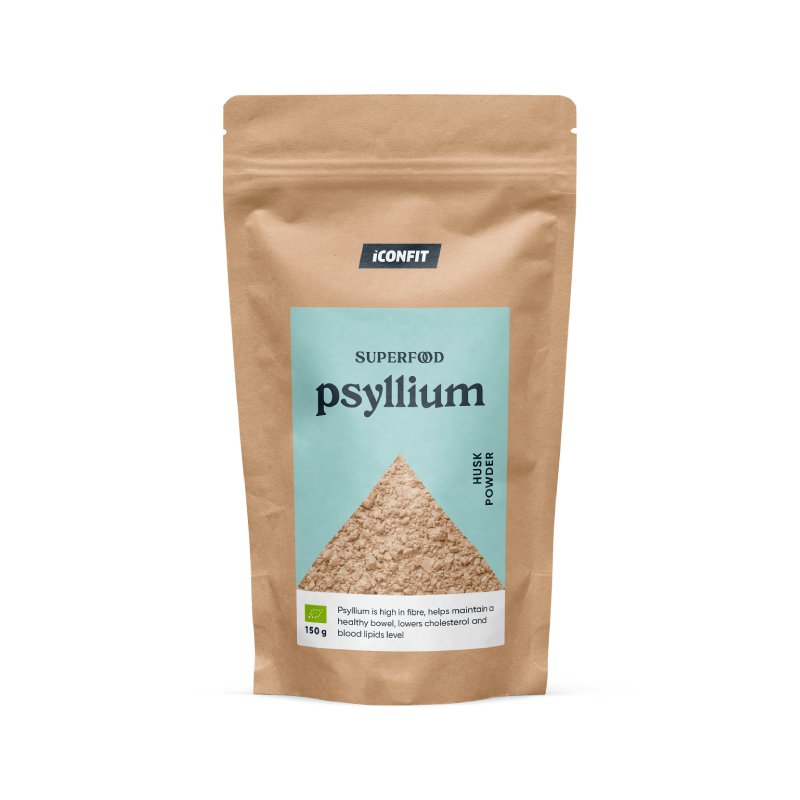 ICONFIT Organic Psyllium Husk Pulveris, 150 g