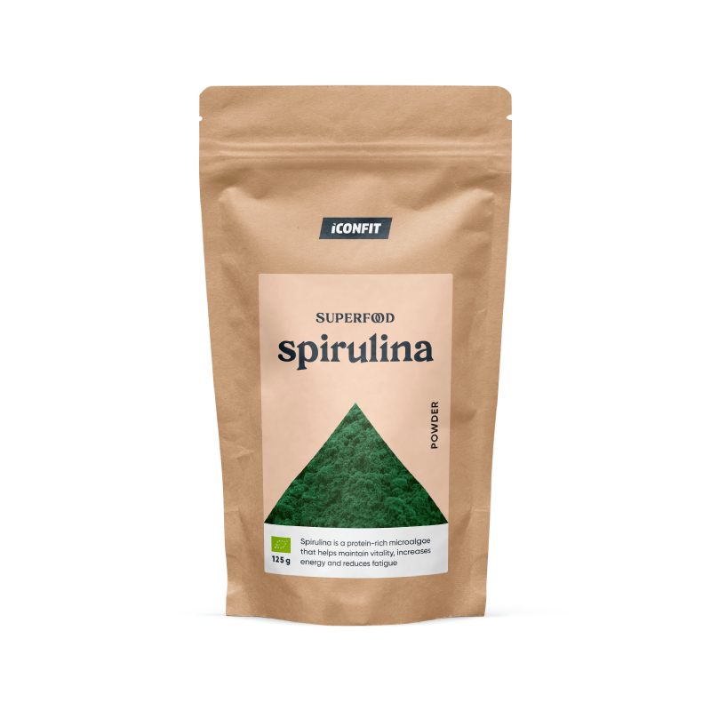ICONFIT Organic Spirulina pulveris, 125 g
