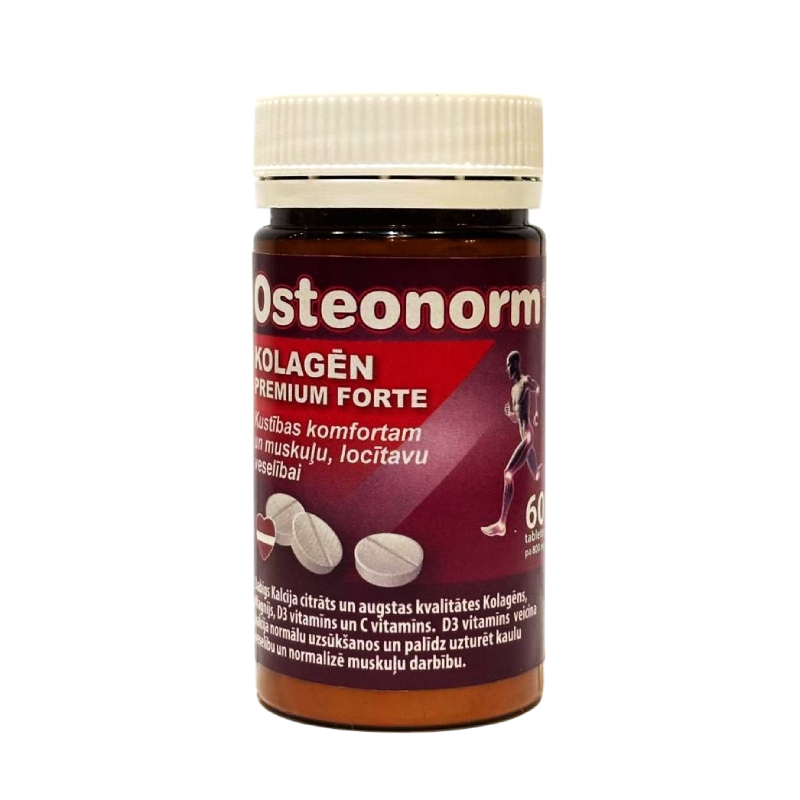 Osteonorm Kolagen Premium Forte kolagēns, 60 tabletes