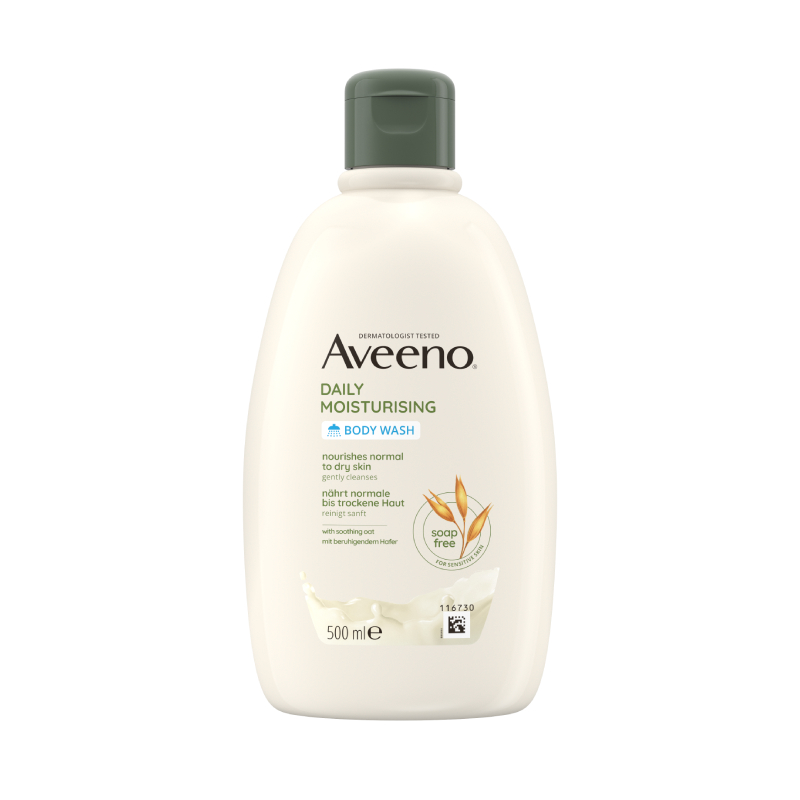 AVEENO Daily Moisturising ķermeņa mazgāšanas līdzeklis, 500 ml