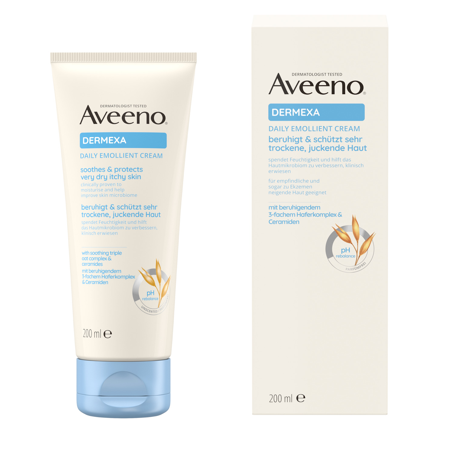 AVEENO Dermexa Daily Emollient krēms, 200 ml